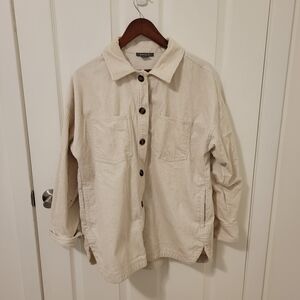 Women's Cream Corduroy Jacket